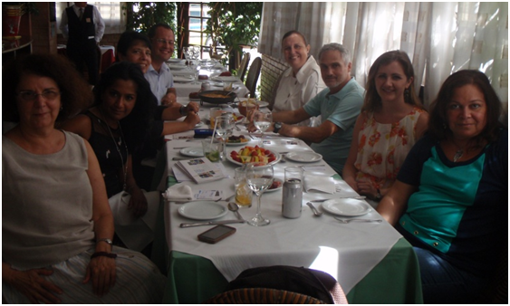 Editorial Board Member lunch in Rio De Janeiro