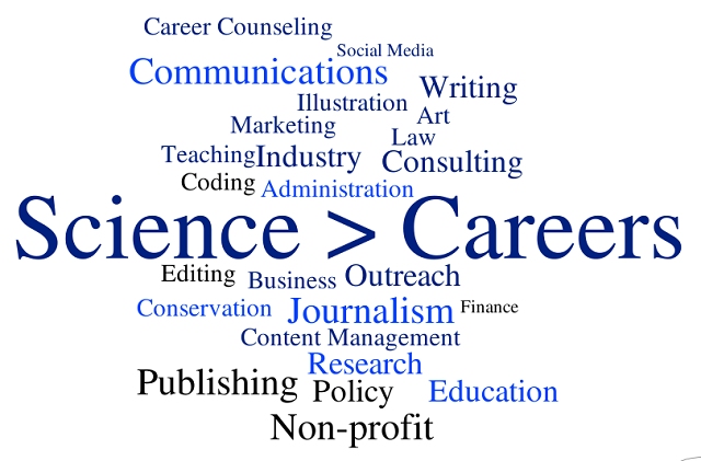 Science careers are careers that involve science - Research in progress blog