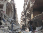 Damage in the Christian quarter of Aleppo (image from WikiCommons)