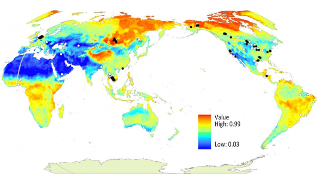 On Biology A global model of avian influenza prediction in wild birds