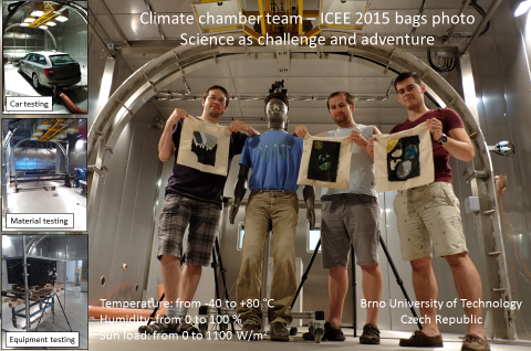 The climate chamber team from Brno University of Technology