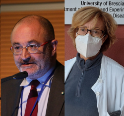 Prof. Francesco Castelli and Prof. Eugenia Quiros Roldan