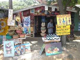 Traditional healer stall in Accra, Ghana.