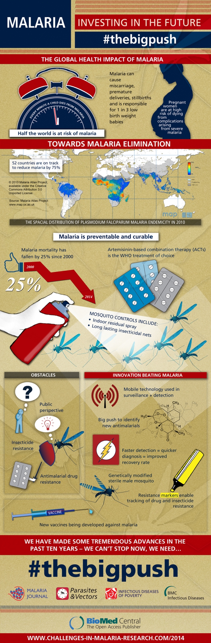 Malaria infographic