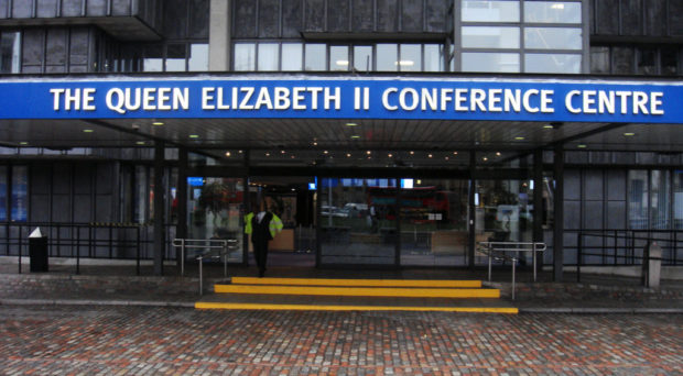 Front of Queen Elizabeth II Centre